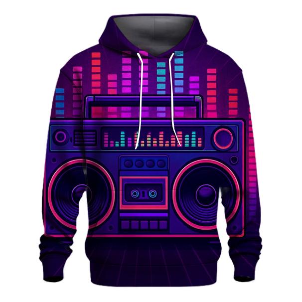 Boom Box Rhythm pullover hoodies
