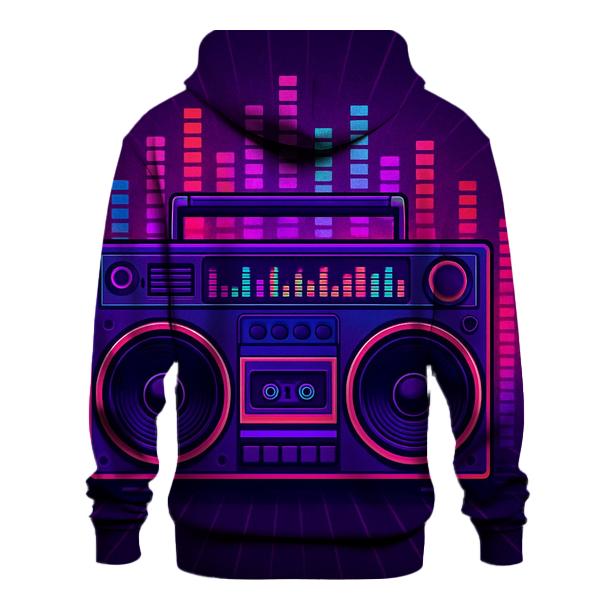 Boom Box Rhythm pullover hoodies