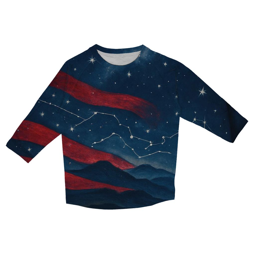 Constellation Trail casual three quarter sleeve shirts