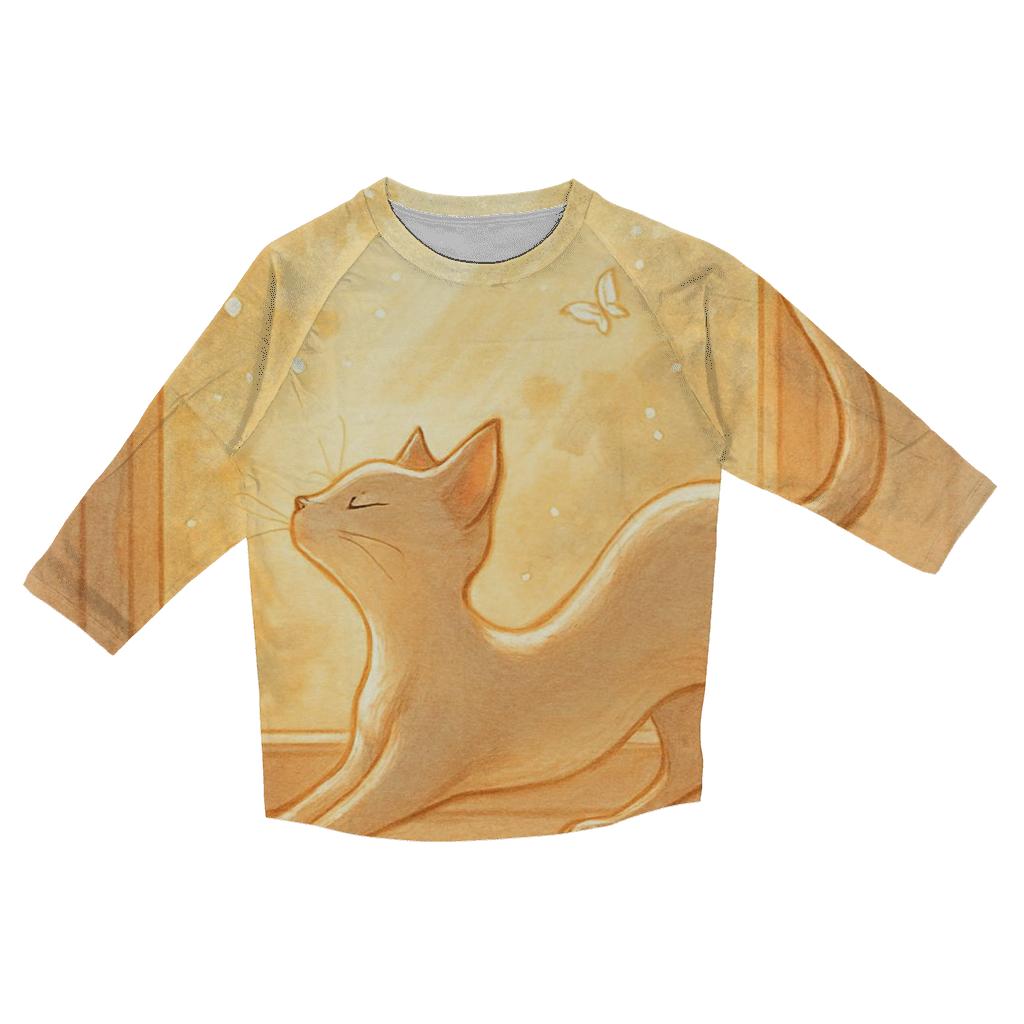Sunbeam Window Tail trendy 3/4 sleeve tops