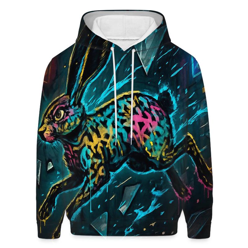 Graffiti Lightning Hare hoodie designs