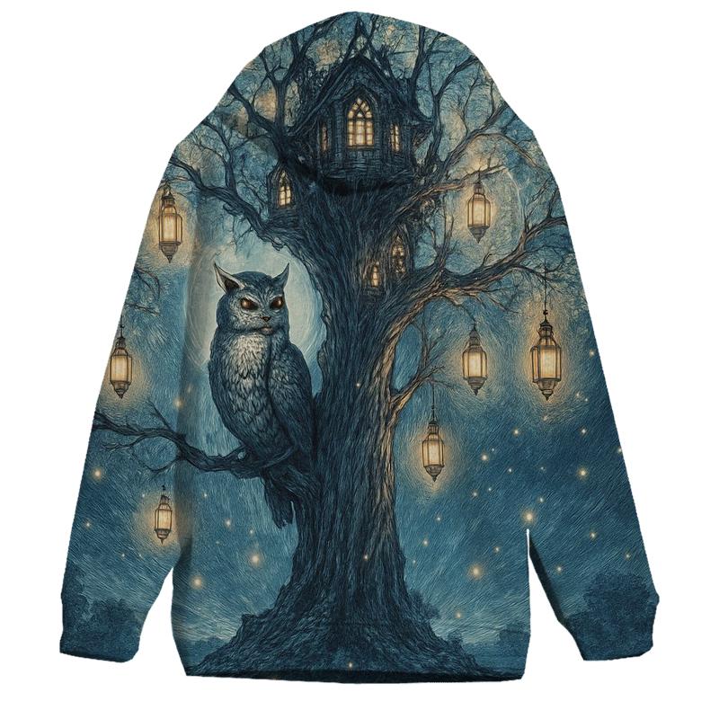 Stargazer Treehouse Sentinel pullover hoodies