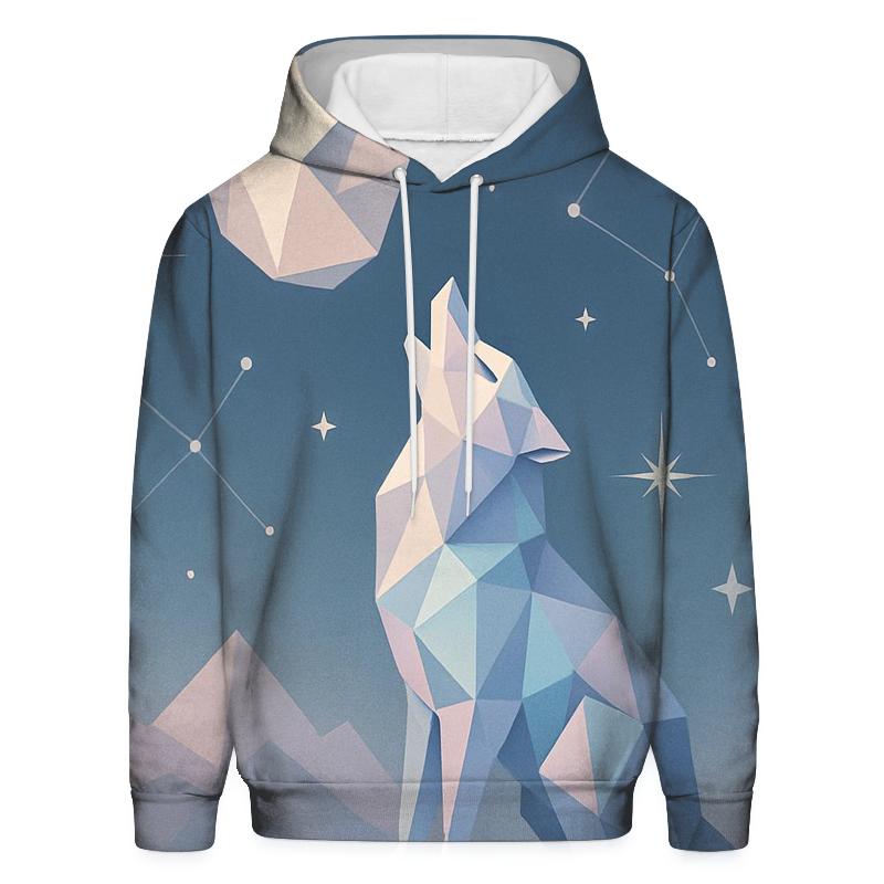 Lunar Origami zip-up hoodies