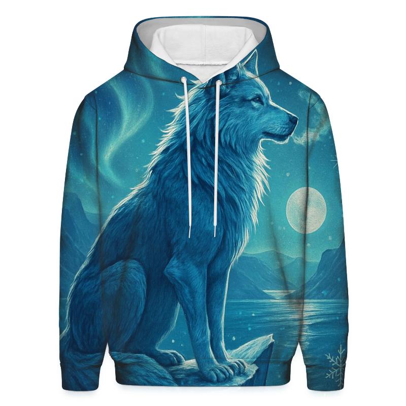 Glacial Sentinel zip-up hoodies