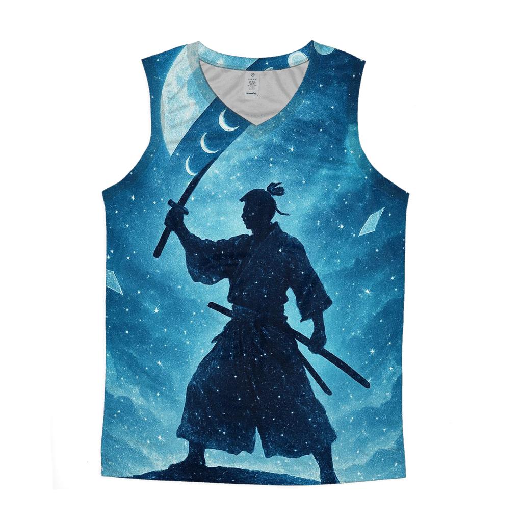 Moonphase Samurai sports performance tank tops