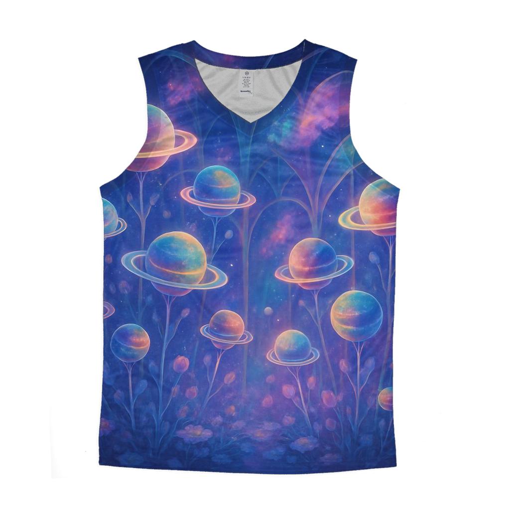 Quantum Garden Of Planets custom tank tops
