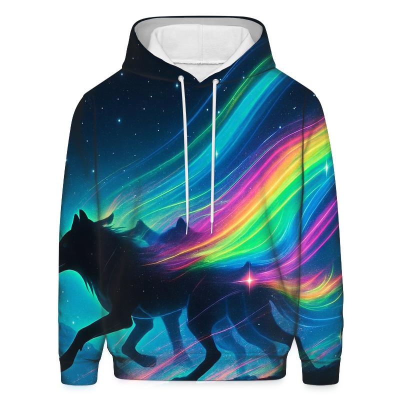 Aurora Runner graphic hoodies