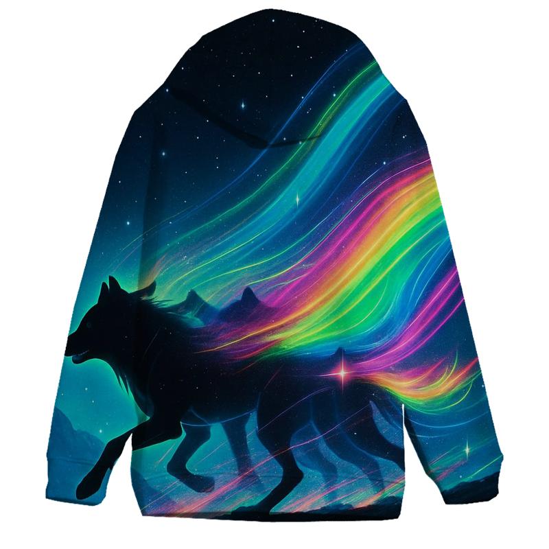 Aurora Runner graphic hoodies