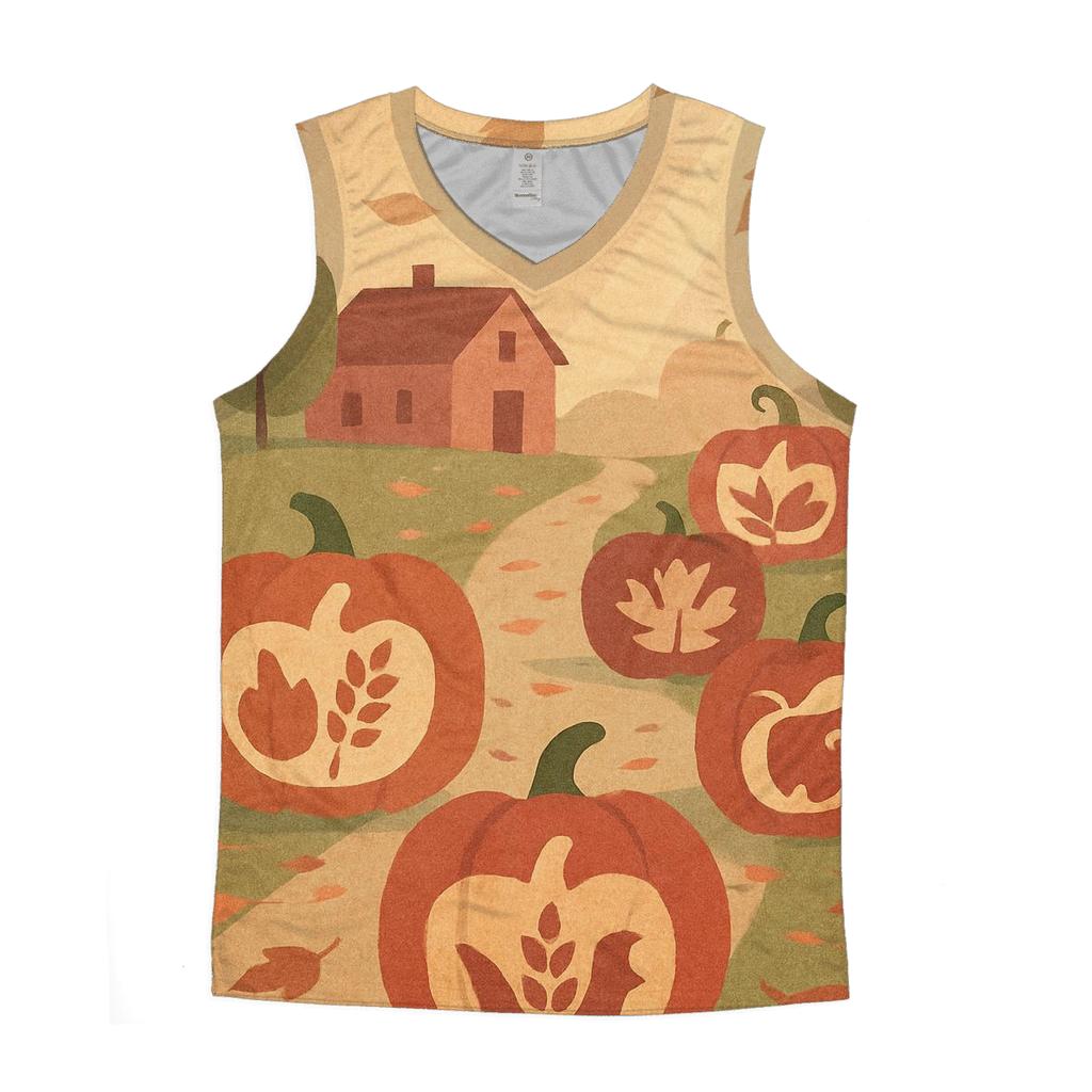 Pumpkin Lantern Parade stylish racerback tanks