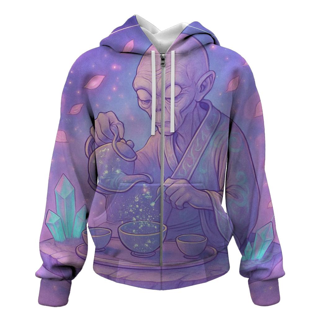 Galactic Tea Ceremony premium hoodies