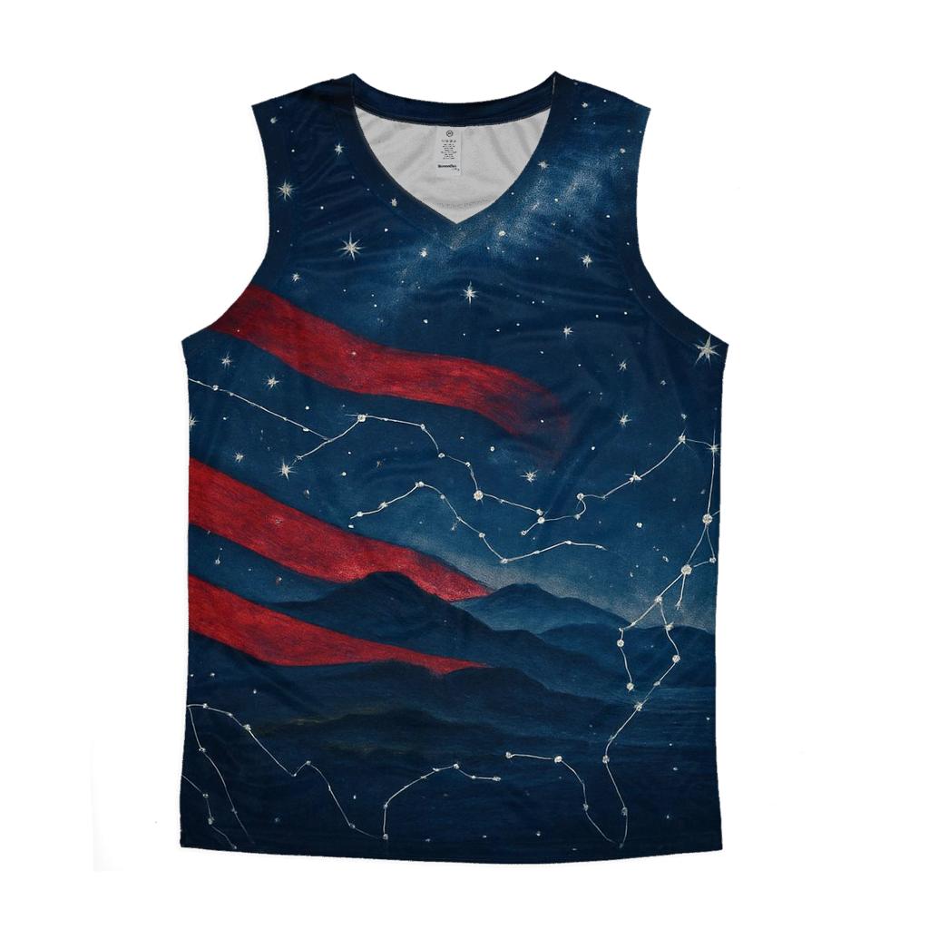 Constellation Trail cotton sleeveless tops