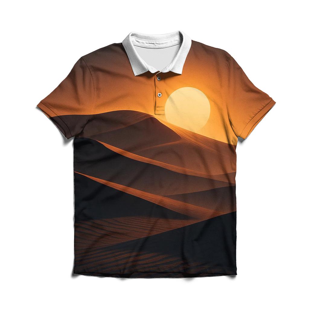 Amber Dune Silhouette designer slim fit polos