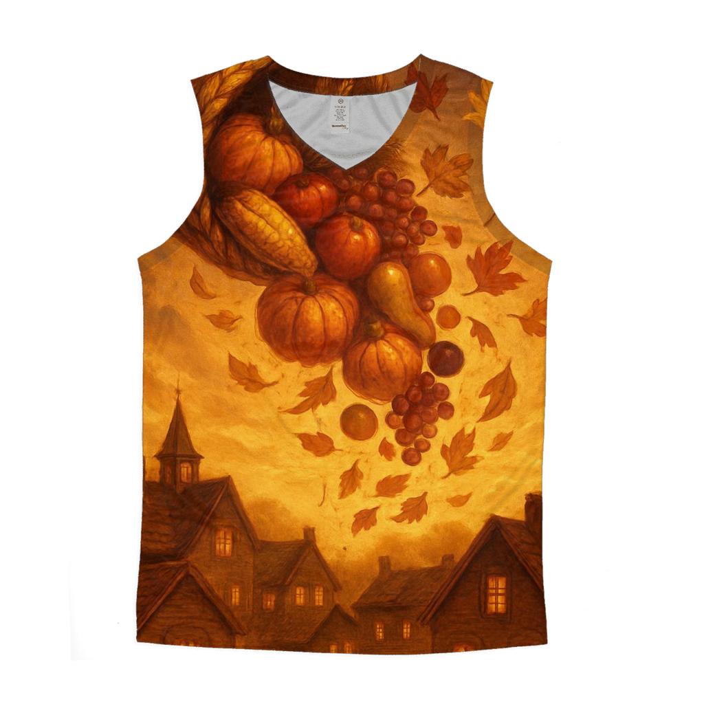 Cornucopia Skyfall cotton sleeveless tops