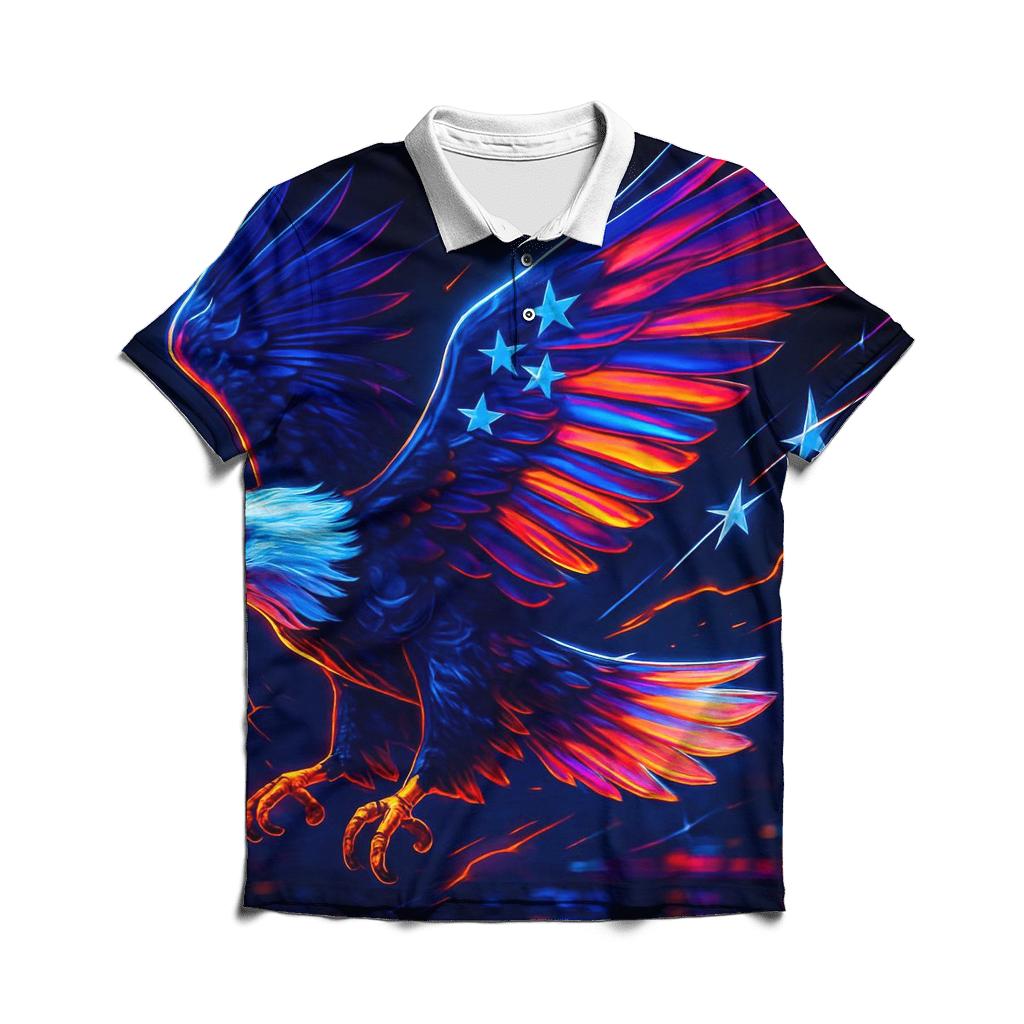 Eagle Neon Surge stylish collar polo tees