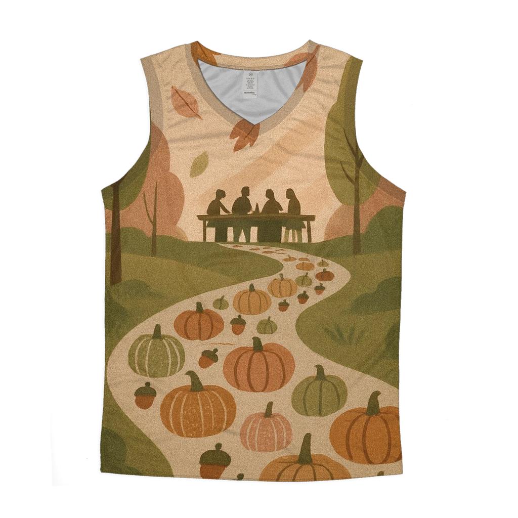 Grateful Pathway graphic print tank tops