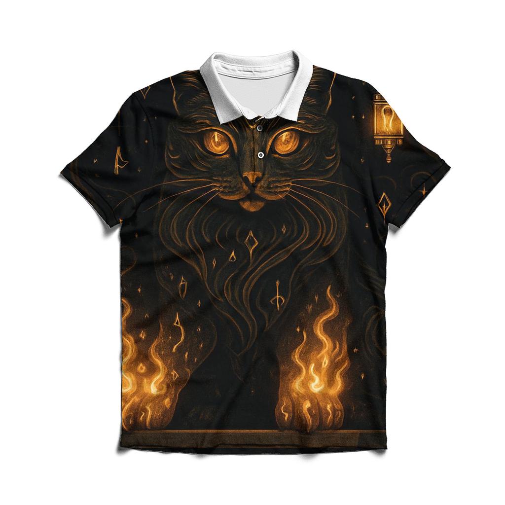 Mystic Rune Guardian designer slim fit polos