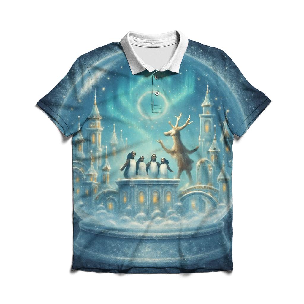 Snow Globe City Opera personalized polo shirts