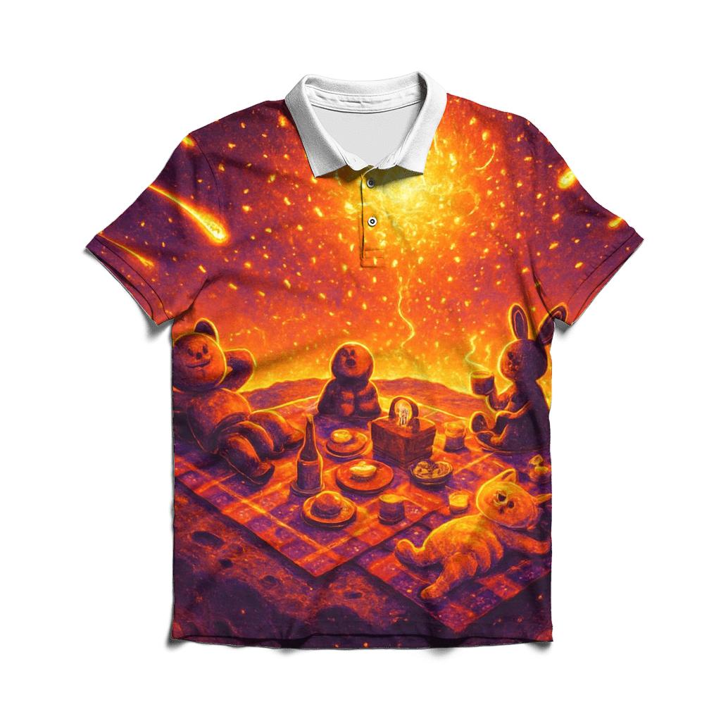 Supernova Garden Party custom polo shirts