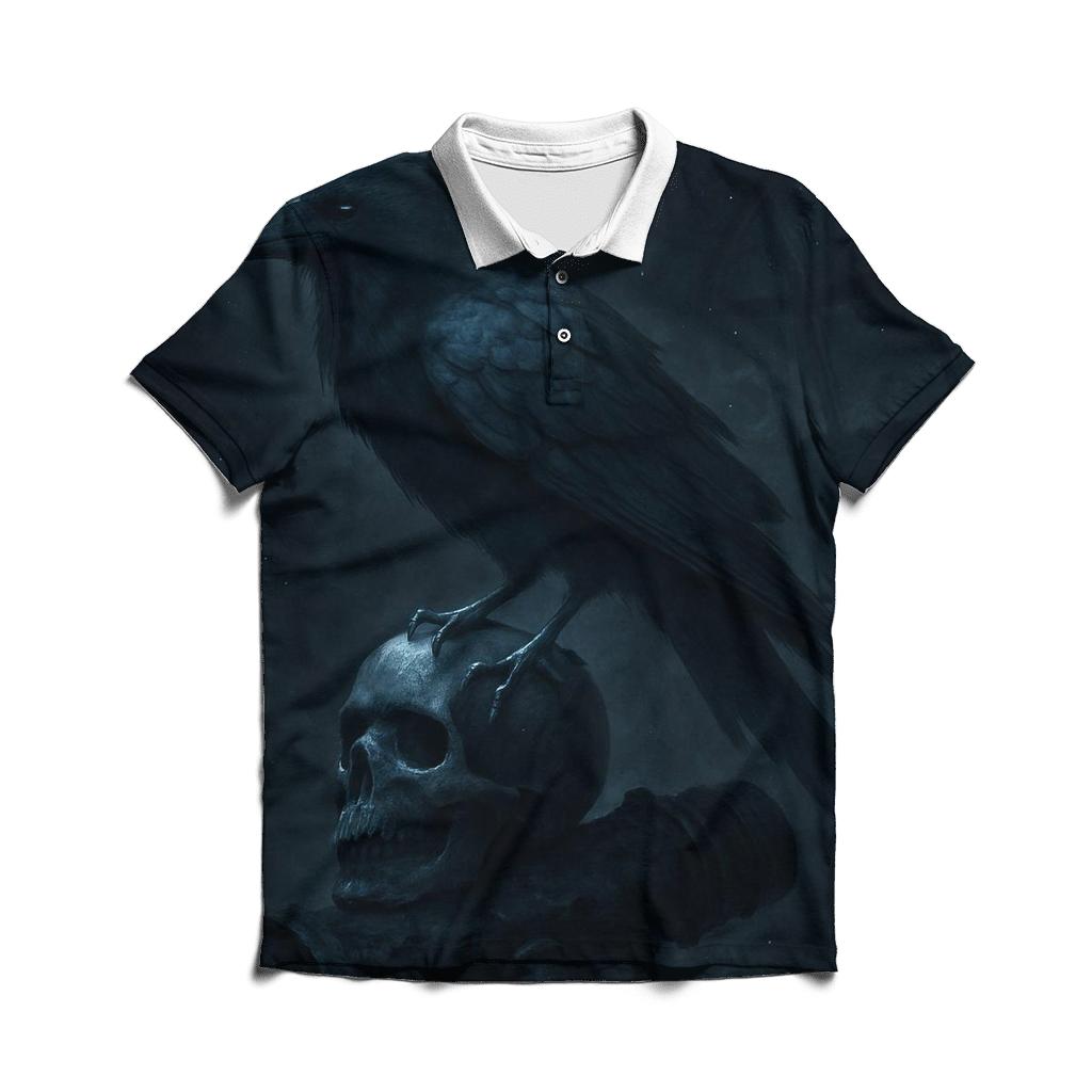 Raven Of The Burnt Observatory custom polo shirts