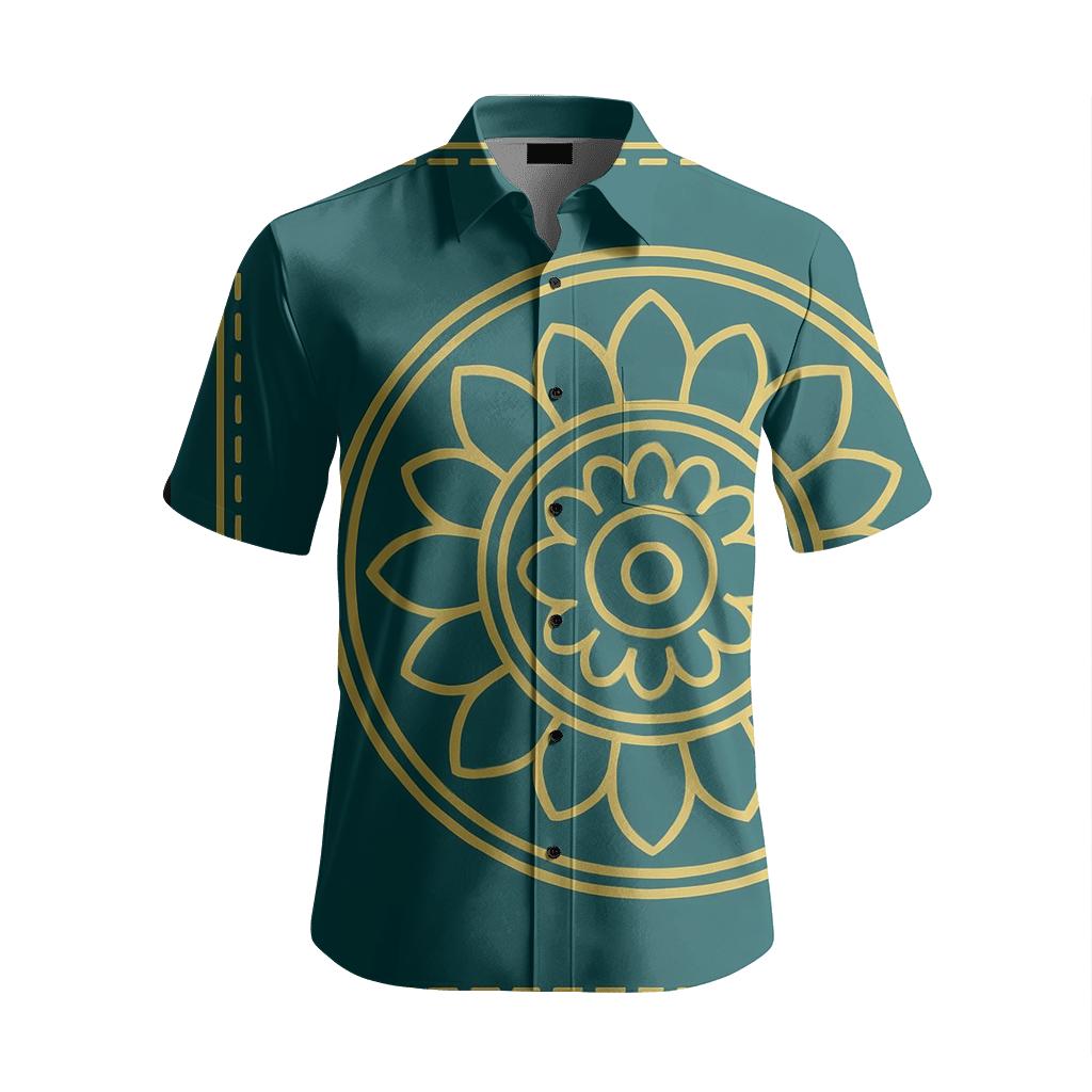 Orbiting Medallions premium embroidered apparel
