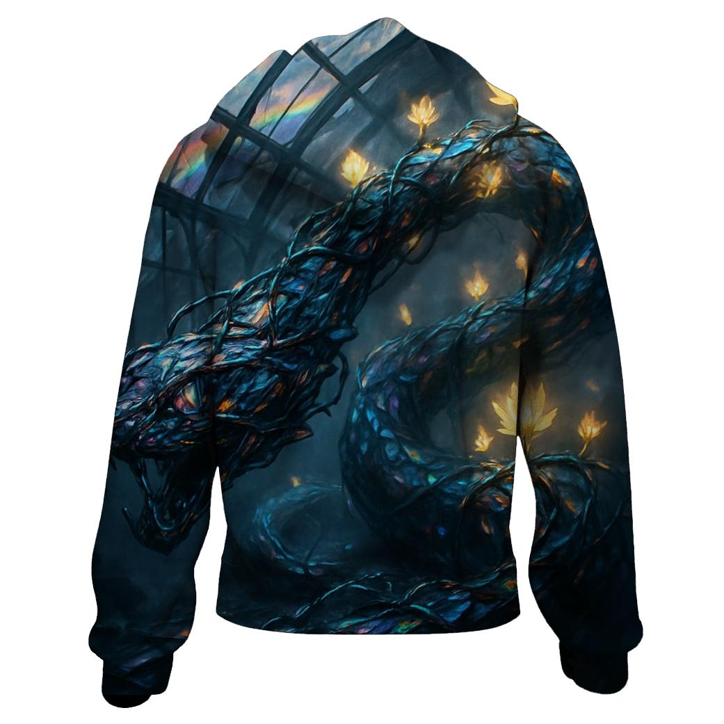 Mirrorvine Serpent zip-up hoodies