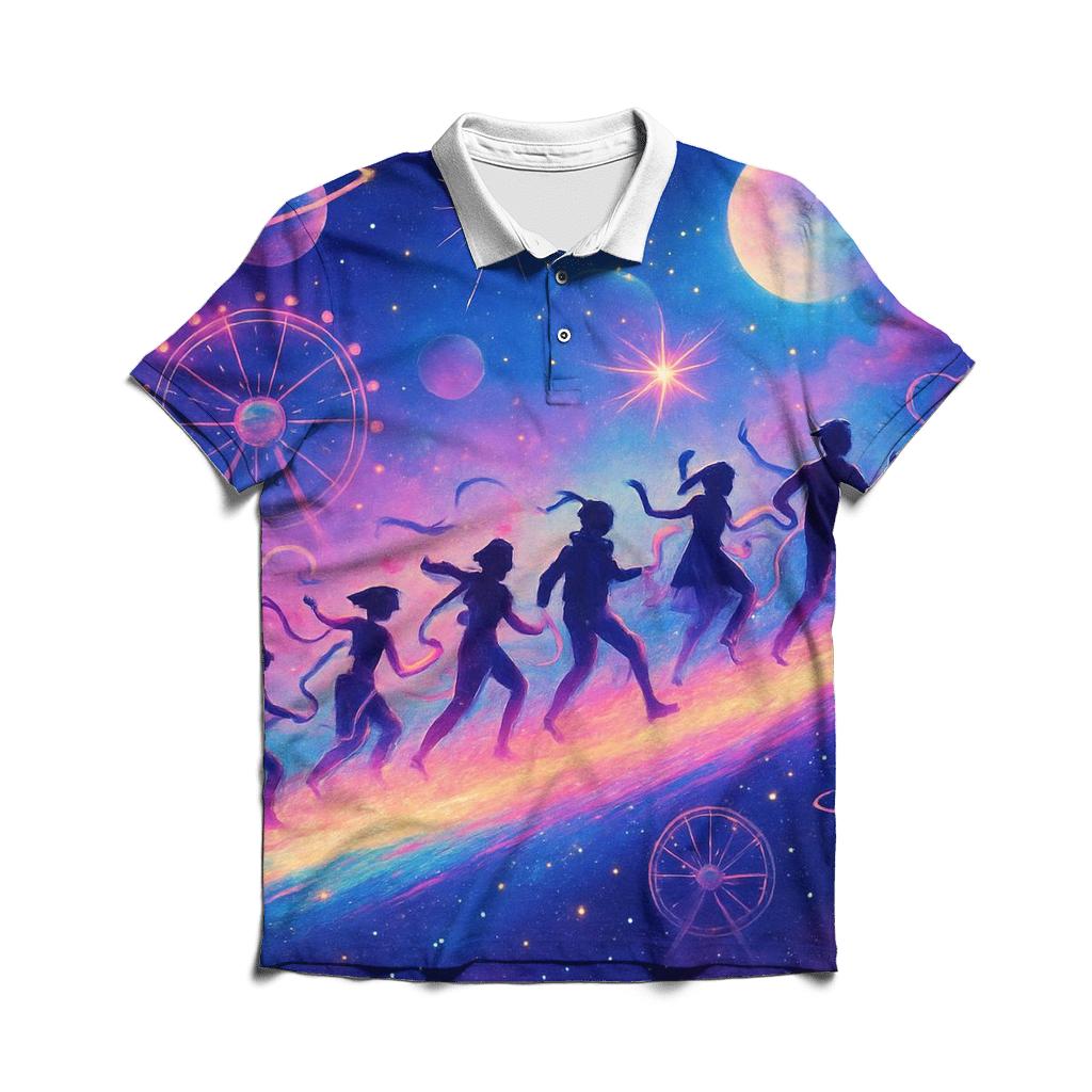 Comet Tail Carnival classic pique polos