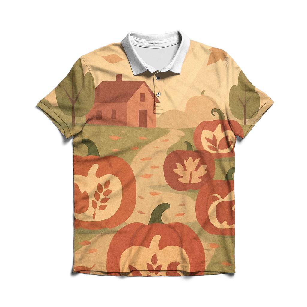 Pumpkin Lantern Parade custom polo shirts