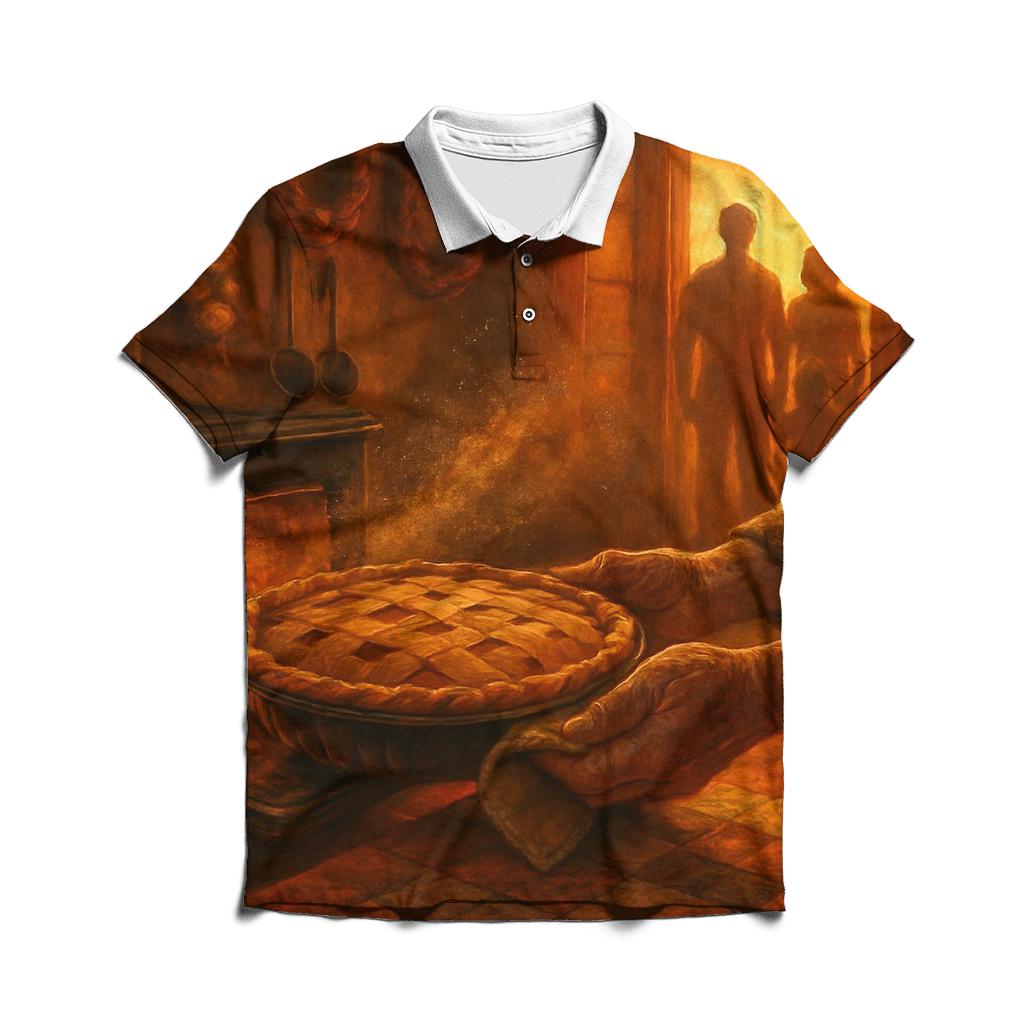 Grandmas Oven Glow branded logo polo shirts