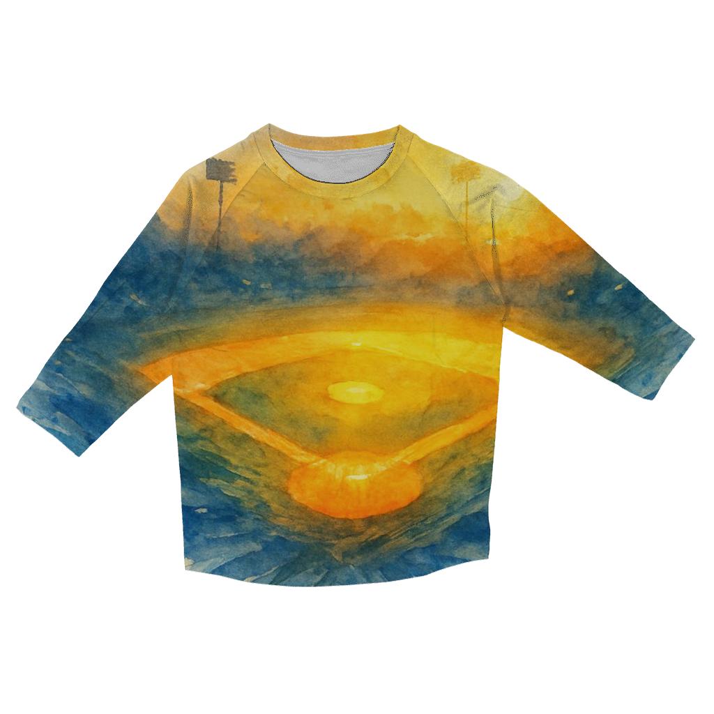 Feathered Diamond Horizon stylish quarter sleeve tops