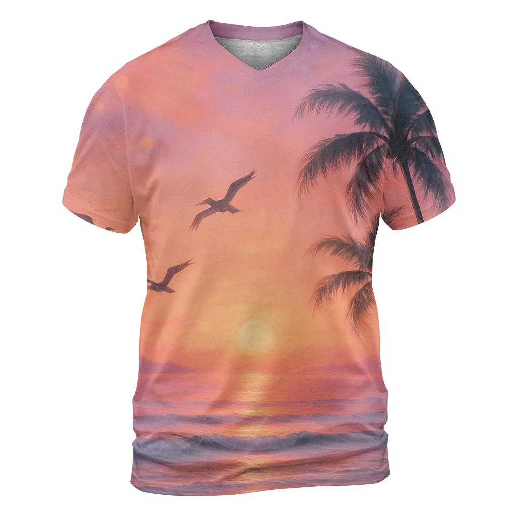 Coral Tide Horizon designer pattern shirts
