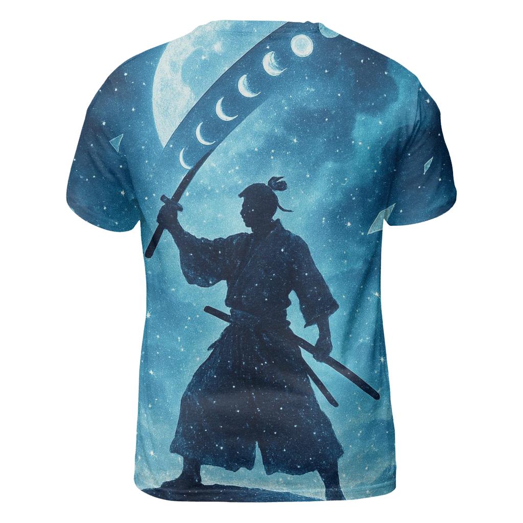 Moonphase Samurai custom all-over print shirts