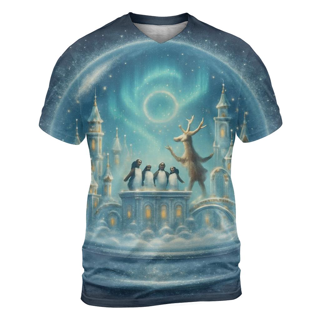 Snow Globe City Opera trendy printed shirt styles