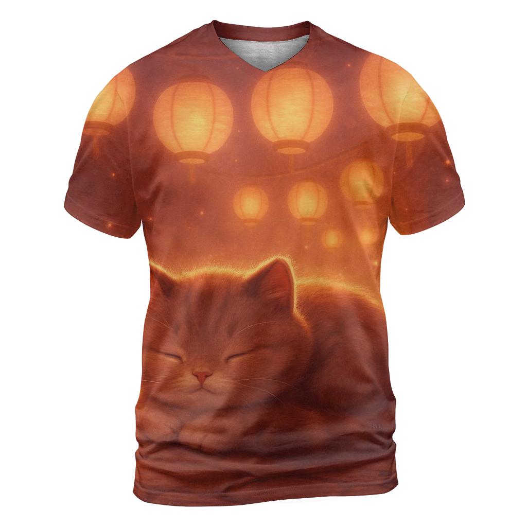 Cozy Lantern Alley Cat custom all-over print shirts