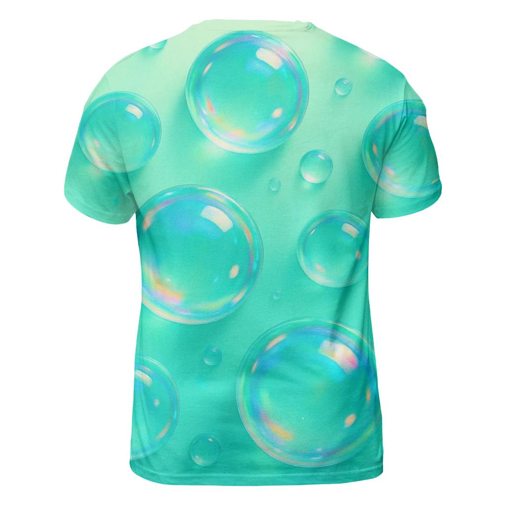 Iridescent Orb Field creative print fashion shirts