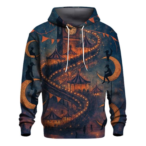 Clocktower Foxglow Carnival pullover hoodies