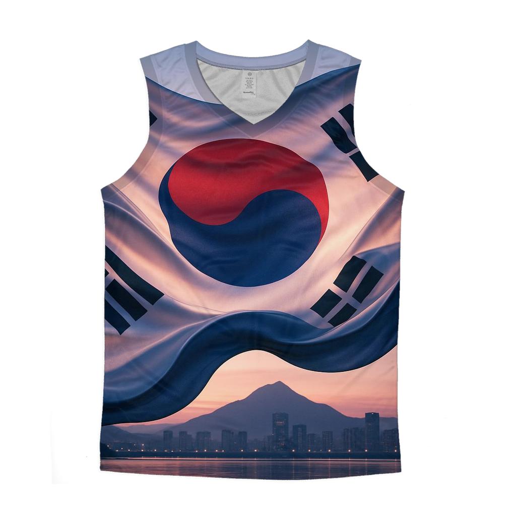 Han River Silk designer workout tanks