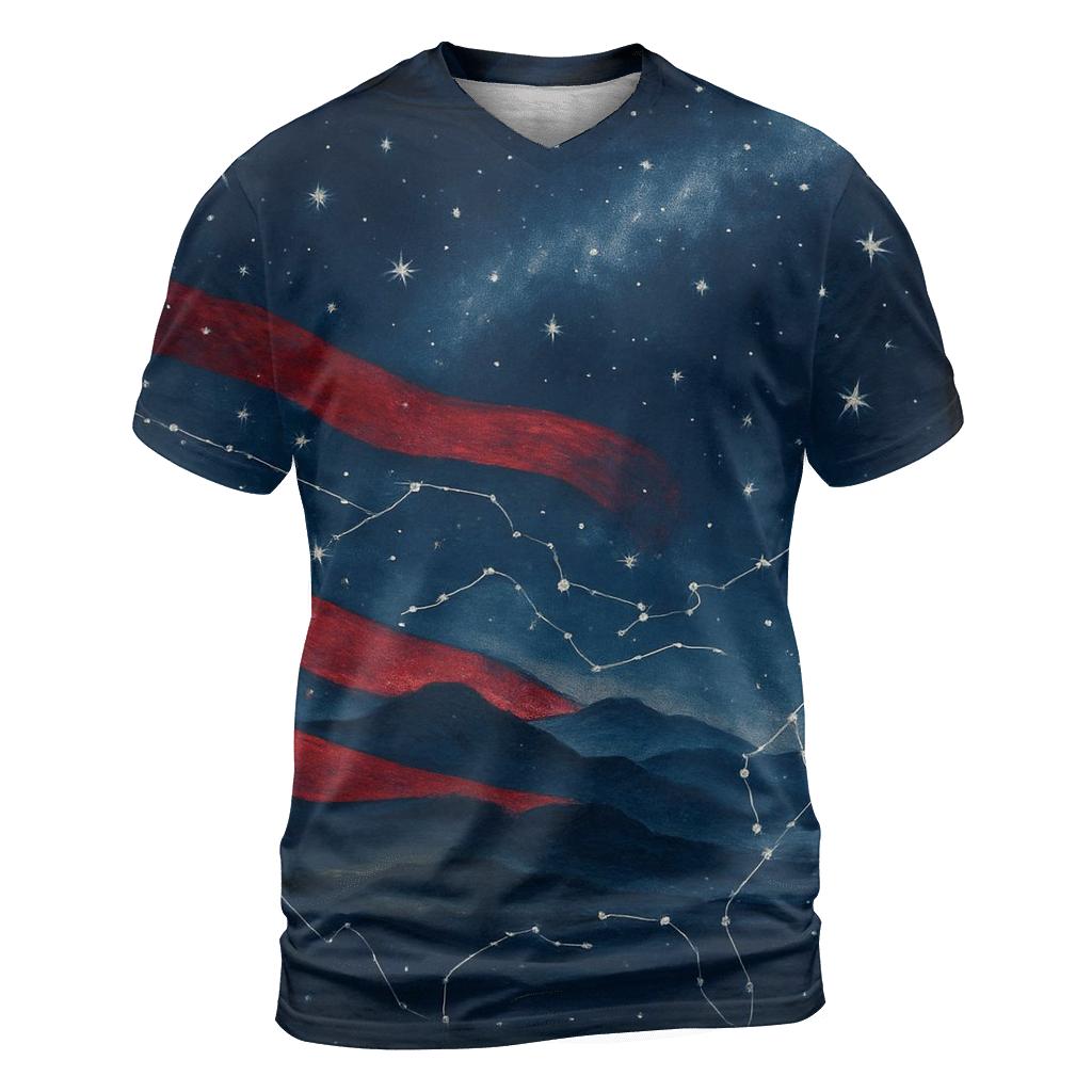 Constellation Trail unique graphic print tees