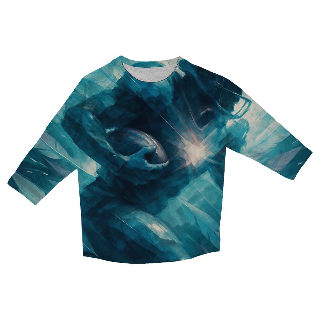 Feather Storm Blue Jays Vanguard casual three quarter sleeve shirts