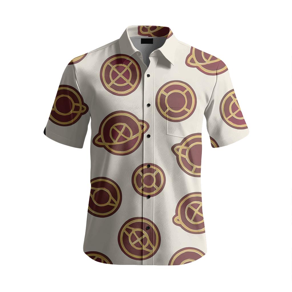 Planetary Medallion Scatter branded embroidered shirts