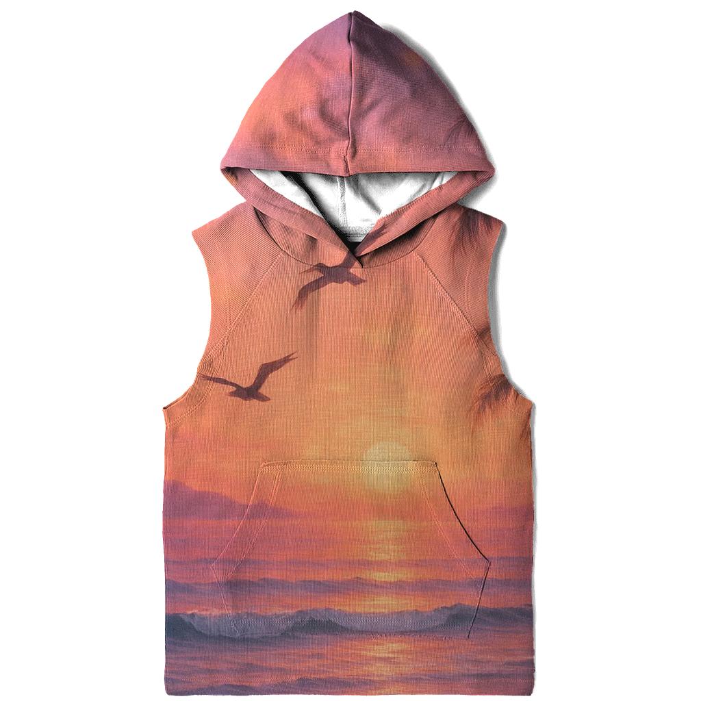 Coral Tide Horizon lightweight hoodies
