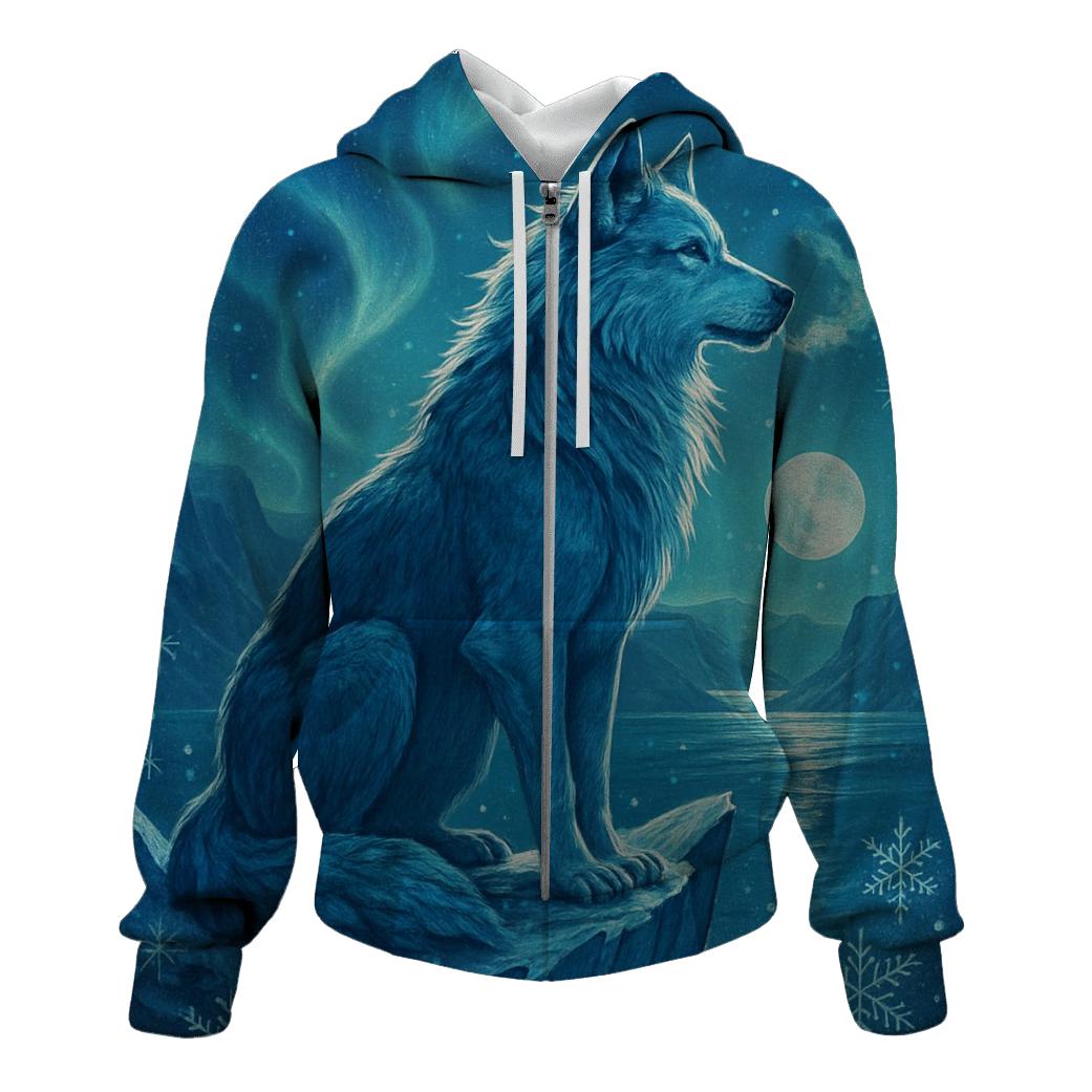 Glacial Sentinel pullover hoodies
