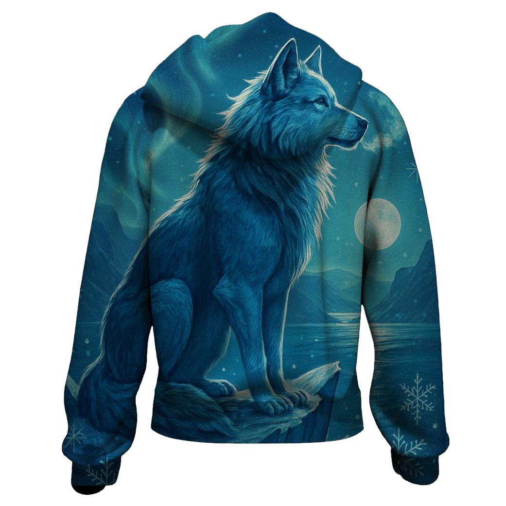Glacial Sentinel pullover hoodies