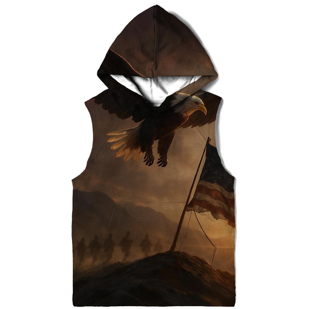 Eagle Over Honor Ridge heavyweight hoodies