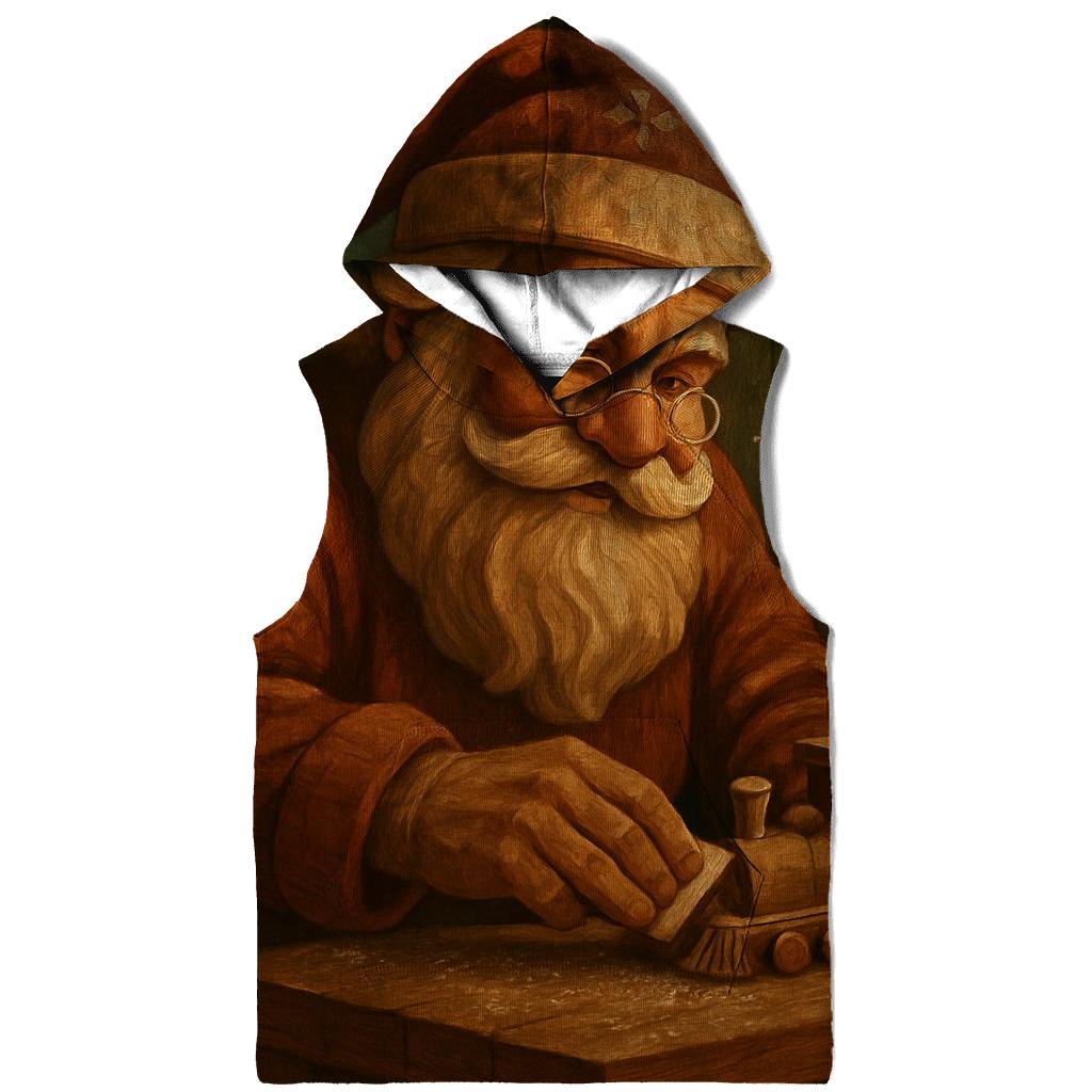 Woodland Workshop Santa lightweight hoodies