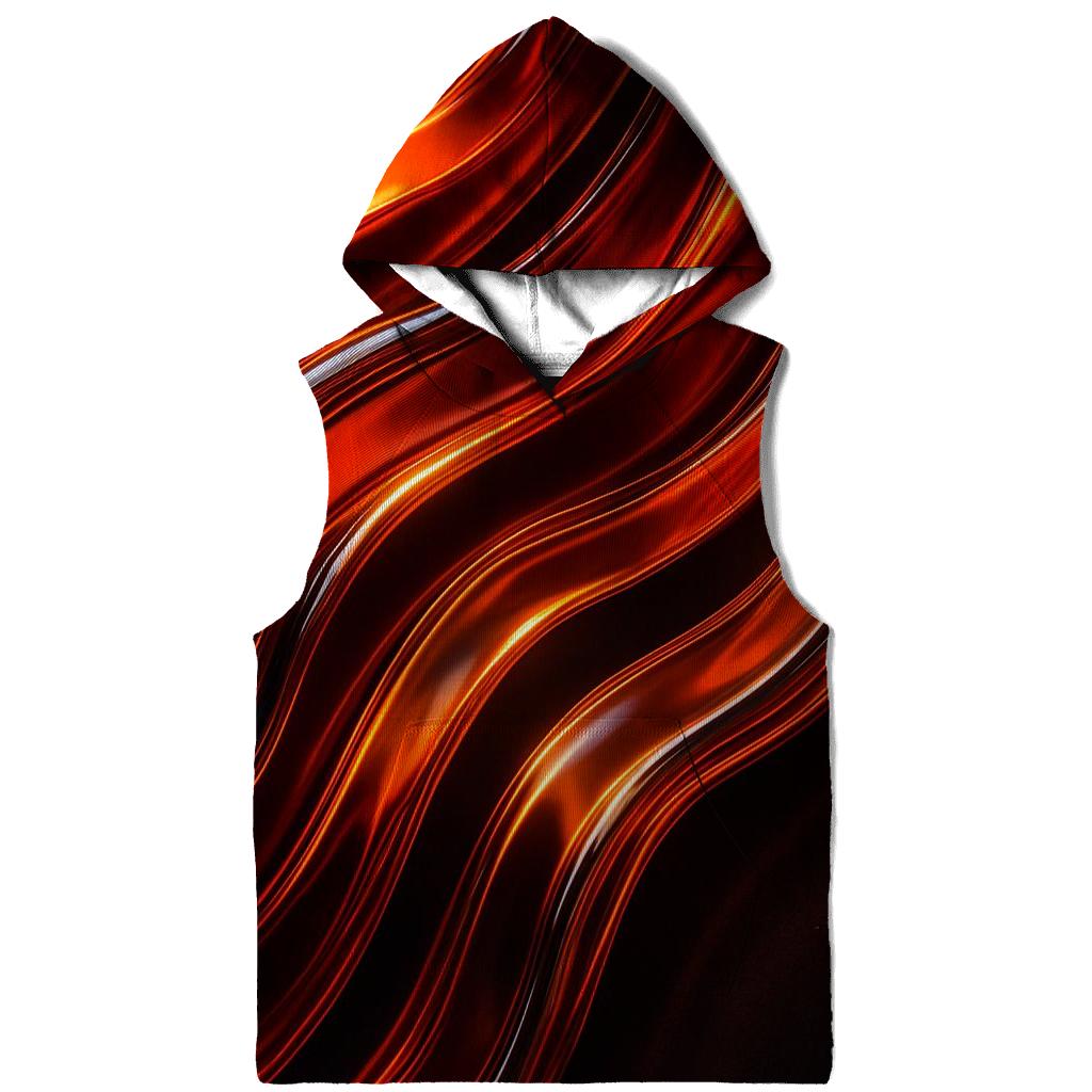 Liquid Metal Cascade printed hoodies