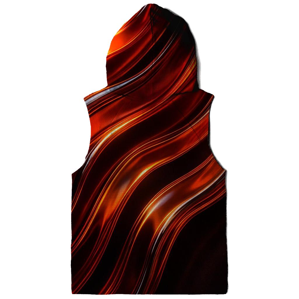 Liquid Metal Cascade printed hoodies