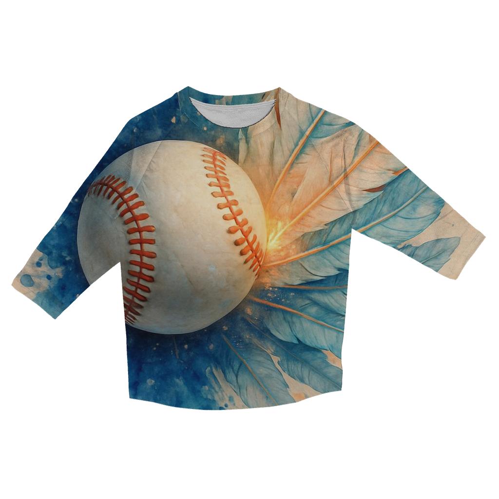 Blue Jays Feather Impact casual three quarter sleeve shirts