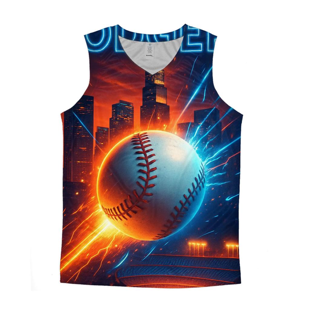 Skyline Fastball Burst sports performance tank tops