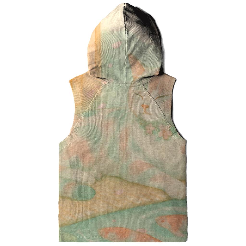 Tea Garden Whisper Cat graphic hoodies