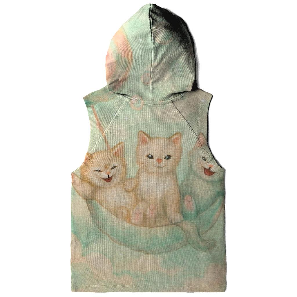 Minty Cloud Swing Kittens hoodies fashion